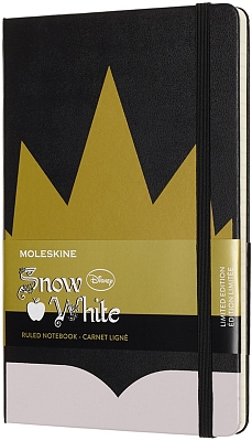������� Moleskine Snow White Ruled Notebook Black