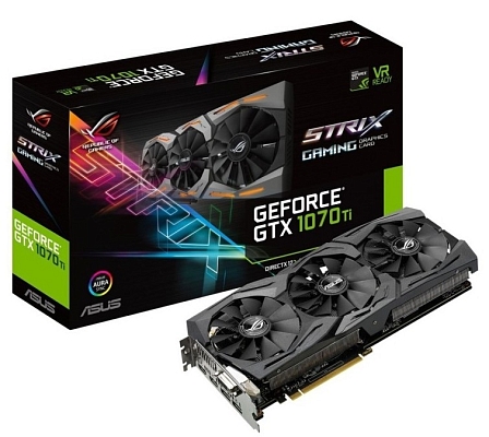 ���������� Asus GeForce GTX 1070 Ti ROG-STRIX-GTX1070TI-A8G-GAMING