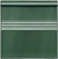 Adex Modernista Rodapie Clasico C/C Verde Oscuro 15�15 ��
