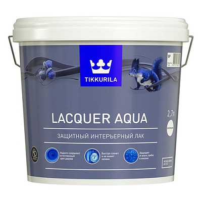 ��� Tikkurila Lacquer aqua (700001140) ���������� 2.7� 700001140