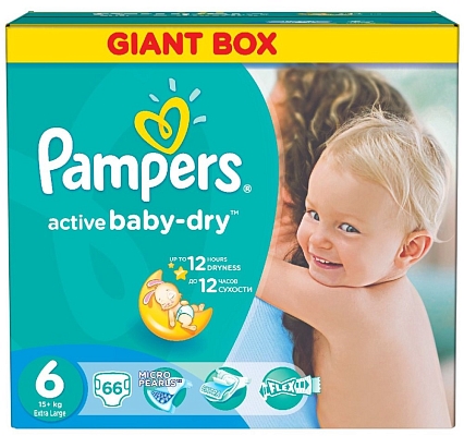 ���������� Pampers Active Baby-Dry 6 [Active Baby-Dry 6 / 66 pcs]