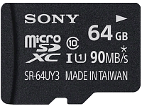����� ������ Sony microSDXC 90 Mb/s UHS-I U1 [microSDXC 90 Mb/s UHS-I U1 64Gb]