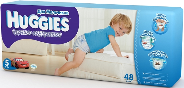 ���������� Huggies Pants Boy 5 [Pants Boy 5 / 48 pcs]