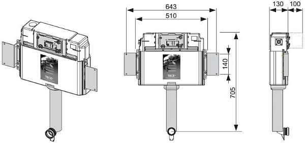 ����������� ��� ������� Tece 9.041.008