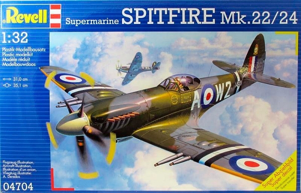 ������� ������ Revell Supermarine Spitfire Mk.22/24 (1:32)