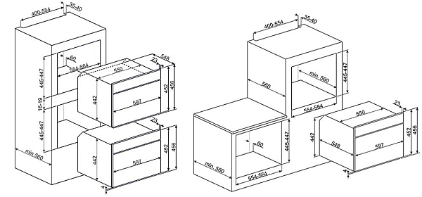 ������������ ������������� ���� Smeg SF 4120M