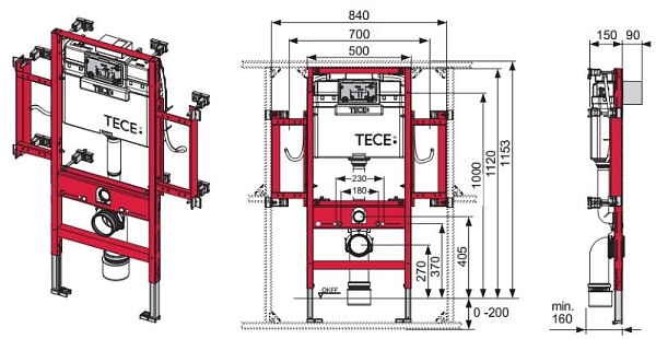 ����������� ��� ������� Tece 9.300.009