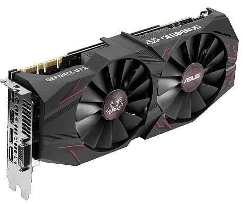 ���������� Asus GeForce GTX 1070 Ti CERBERUS-GTX1070TI-A8G