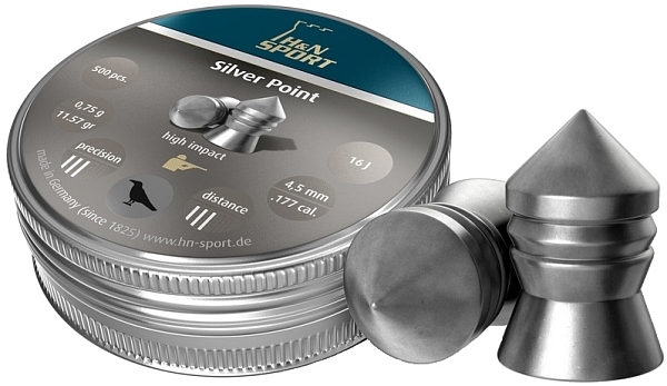 Haendler & Natermann Silver Point 4.5 mm 0.75 g 500 pcs