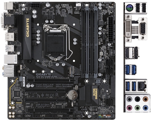 ����������� ����� Gigabyte GA-B250M-D3H