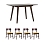 Stool Group Gudi, ������ Oden ������ ������, ������ �� ������� �����