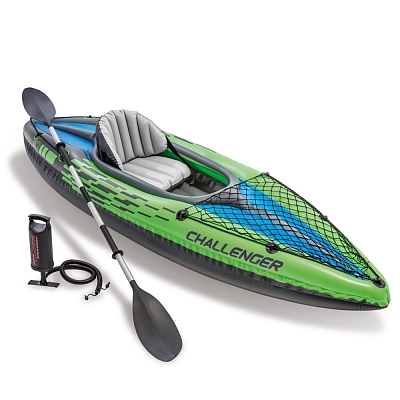 INTEX �����-���� �������� INTEX CHALLENGER K1 KAYAK, 274x76x33 ��, � �����