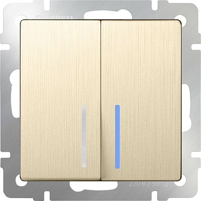 Werkel WL10-SW-2G-2W-LED