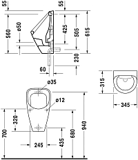 ������� Duravit Duraplus 083036