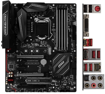 ����������� ����� MSI Z270 GAMING PRO CARBON