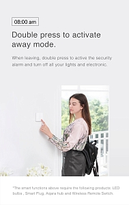 Xiaomi Aqara Wireless Switch Wall-Attached Double-Button