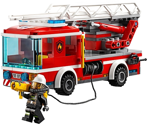 ����������� Lego Fire Ladder Truck 60107