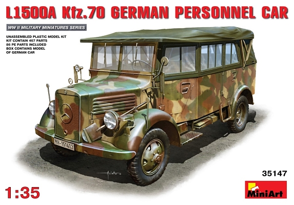 ������� ������ MiniArt L1500A Kfz.70 German Personnel Car (1:35)
