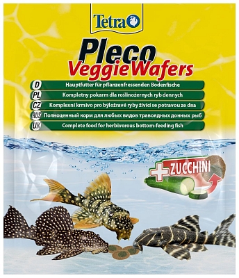 Tetra 257313 ���� ��� ������ ��� Tetra Pleco Veggie Waffers, � �������, ��