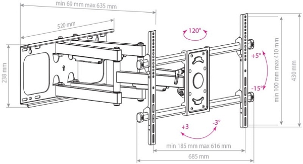 ARM MEDIA PARAMOUNT-70