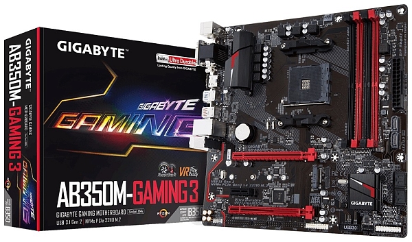 ����������� ����� Gigabyte GA-AB350M-Gaming 3