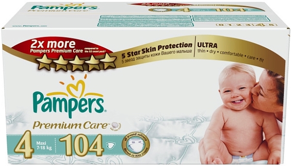 ���������� Pampers Premium Care 4 [Premium Care 4 / 104 pcs]