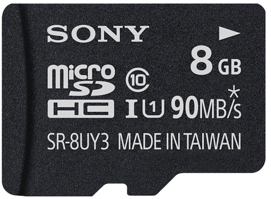 ����� ������ Sony microSDHC 90 Mb/s UHS-I U1 [microSDHC 90 Mb/s UHS-I U1 8Gb]