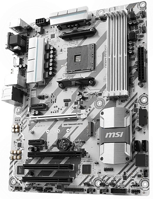 ����������� ����� MSI B350 TOMAHAWK ARCTIC