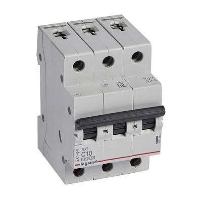 ����������� �������������� Legrand RX3 (419706) 10A ��� C 4.5kA 3� 400� 3�