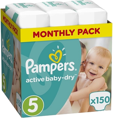 ���������� Pampers Active Baby-Dry 5 [Active Baby-Dry 5 / 150 pcs]
