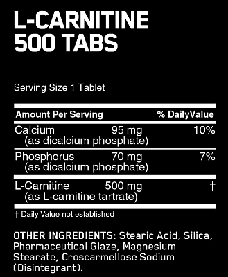 Optimum Nutrition L-Carnitine 500 60 tab
