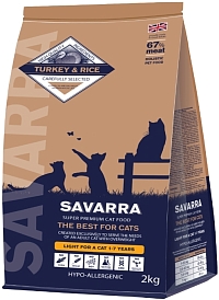 SAVARRA Adult Cat Light 15 kg