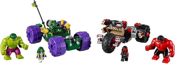 ����������� Lego Hulk vs. Red Hulk 76078