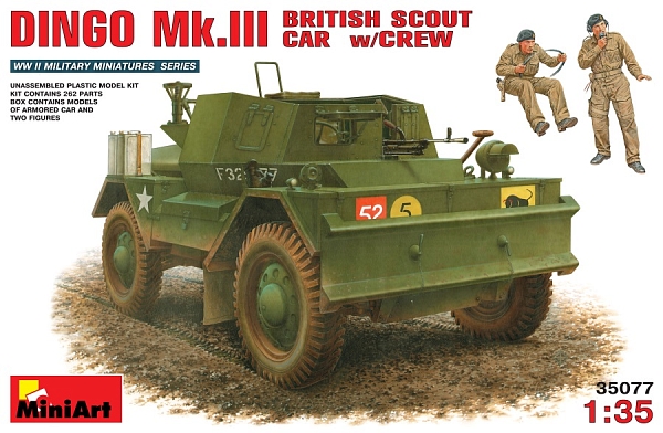������� ������ MiniArt Dingo Mk.III British Scout Car w/Crew (1:35)