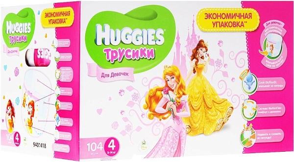 ���������� Huggies Pants Girl 4 [Pants Girl 4 / 104 pcs]