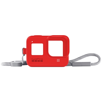 GoPro Sleeve + Lanyard HERO8 Red (AJSST-008)