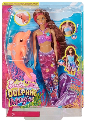 ����� Barbie Dolphin Magic Transforming Mermaid FBD64
