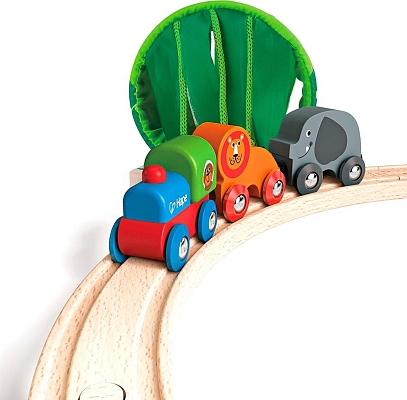 �������� / �������� ������ Hape Jungle Train Journey Set E3800