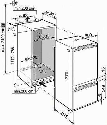 ������������ ����������� Liebherr ICBP 3256