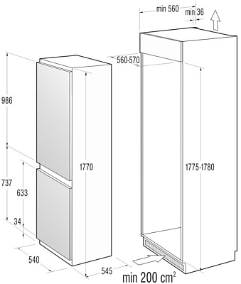 ������������ ����������� Korting KSI17850CF