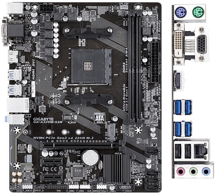 ����������� ����� Gigabyte GA-A320M-S2H
