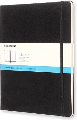 ������� Moleskine Dots Notebook Extra Large Black