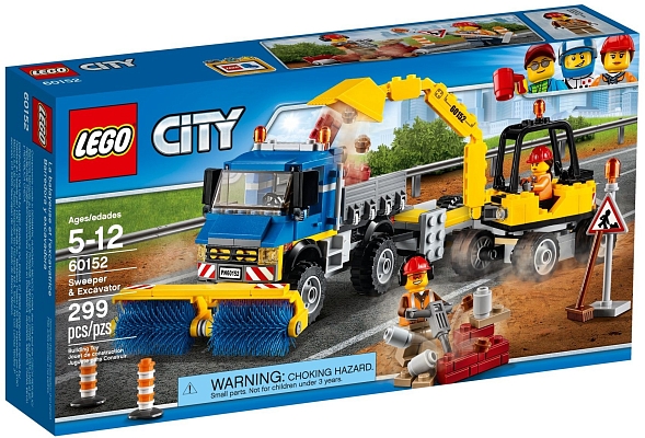 ����������� Lego Sweeper and Excavator 60152