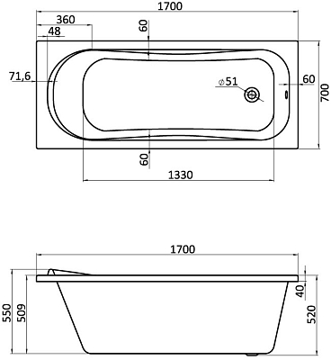����� Santek Tenerife XL [Tenerife XL 170x70]
