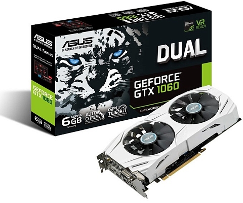 ���������� Asus GeForce GTX 1060 DUAL-GTX1060-O6G