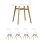 Stool Group ���� Target 80*80, 4 ����� DSW SIMPLE �����