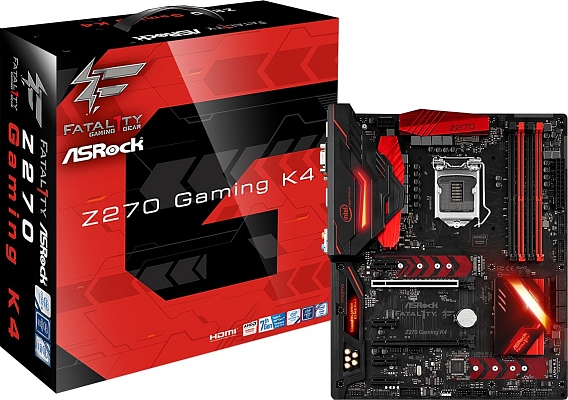 ����������� ����� ASRock Fatal1ty Z270 Gaming K4