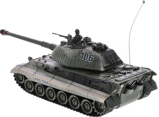 ���� �� ��������������� Plamennyj Motor Battle Tank King Tiger&T-34 1:28