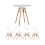 Eames Eames ���� 70 ��, 4 ����� Eames DSW �����