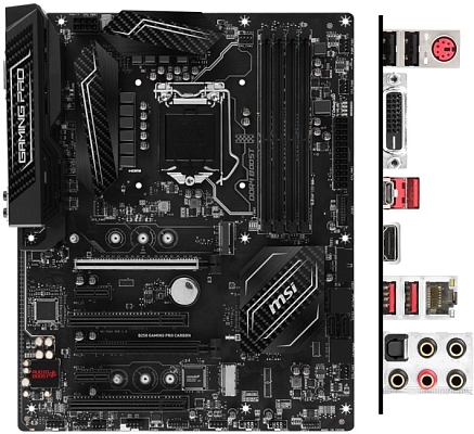 ����������� ����� MSI B250 GAMING PRO CARBON